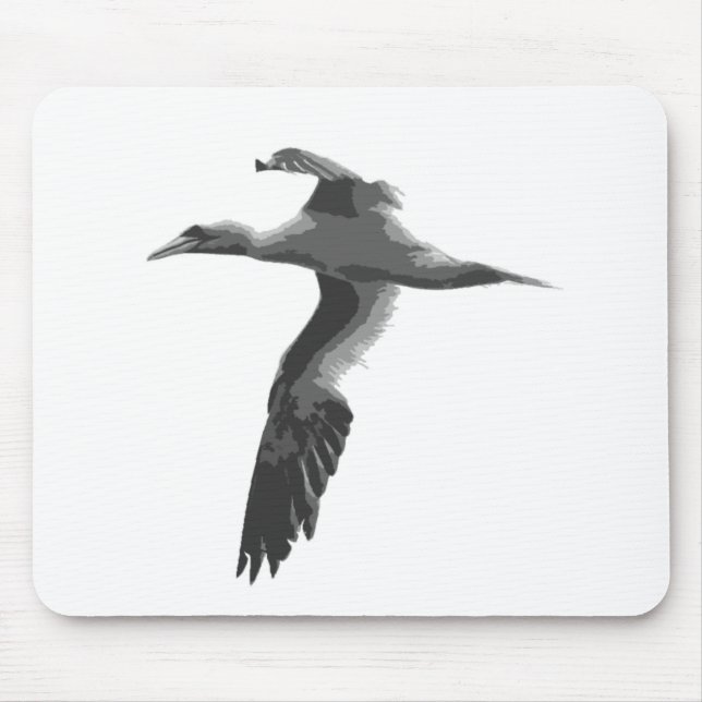 Alfombrilla De Ratón Aves del mar abstractas (Frente)