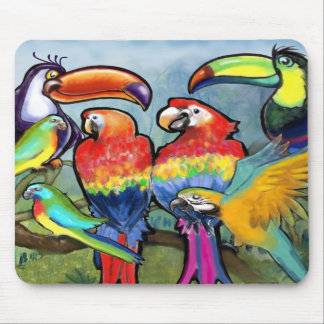 Alfombrilla De Ratón Aves tropicales