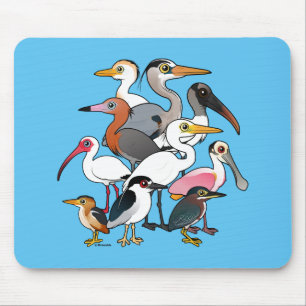 Alfombrilla De Ratón Aves zancudas norteamericanas