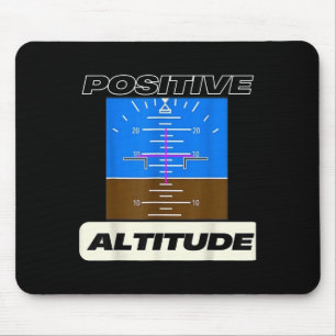 Alfombrilla De Ratón Aviación de pilotos divertidos de altitud positiva