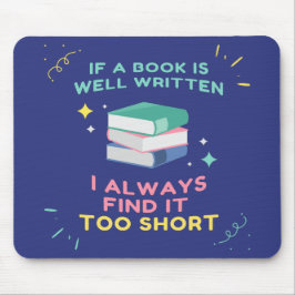 Alfombrilla De Ratón Avid Reader I - Cita de Jane Austen