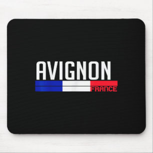 Alfombrilla De Ratón Avignon Francia Bandera Recuerdo de Viaje Para Lug