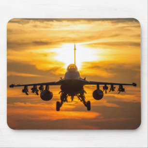 Alfombrilla De Ratón Avión de combate militar