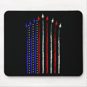 Alfombrilla De Ratón Aviones de combate Patriot 4 de julio Avión Bander