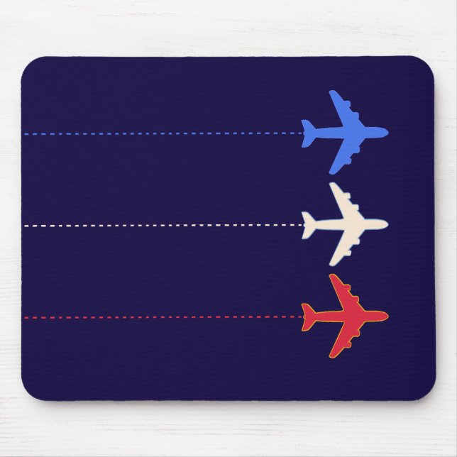 Alfombrilla De Ratón aviones de compañías aéreas (Frente)