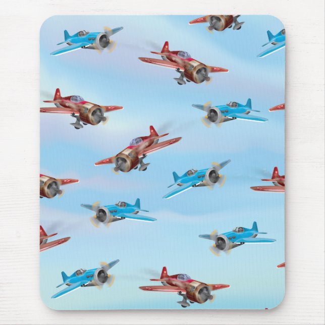 Alfombrilla De Ratón Aviones de juguete (Frente)