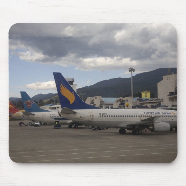 Alfombrilla De Ratón Aviones de pasajeros chinos nacionales del jet (Frente)