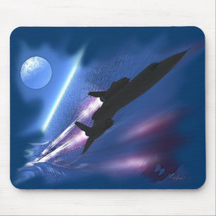 Alfombrilla De Ratón Aviones Mousepad de la ONDA DE CHOQUE II