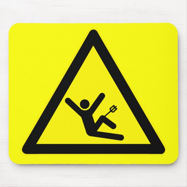 Alfombrilla De Ratón Aviso de jugador (Frente)