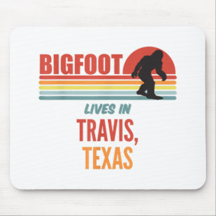 Alfombrilla De Ratón Avistamiento de Bigfoot en Travis Texas