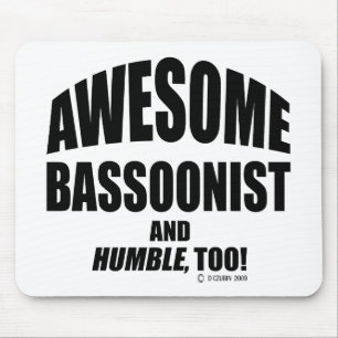 Alfombrilla De Ratón Awesome Bassoonist