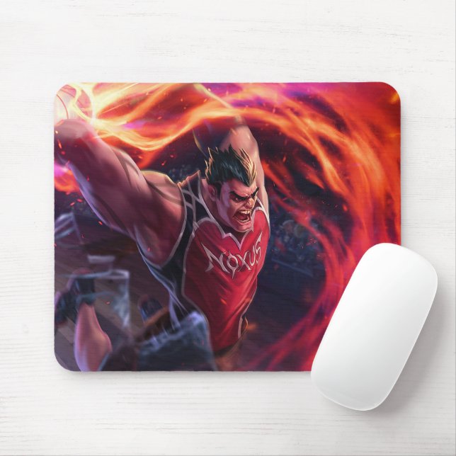 Alfombrilla De Ratón Ax Wielder Gaming Mousepad | Guerrero legendario (Con ratón)