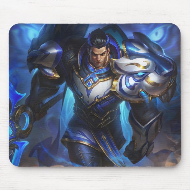 Alfombrilla De Ratón Ax Wielder Gaming Mousepad | Guerrero legendario (Frente)