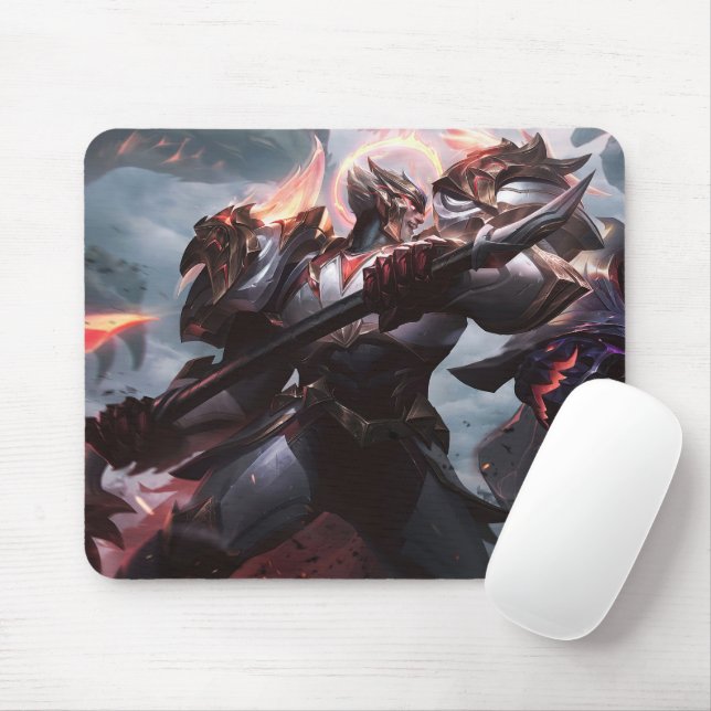 Alfombrilla De Ratón Ax Wielder Gaming Mousepad | Guerrero legendario (Con ratón)