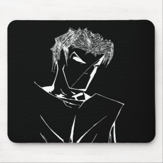 Alfombrilla De Ratón Axiom-man Reverse Black and White Mouse Pad