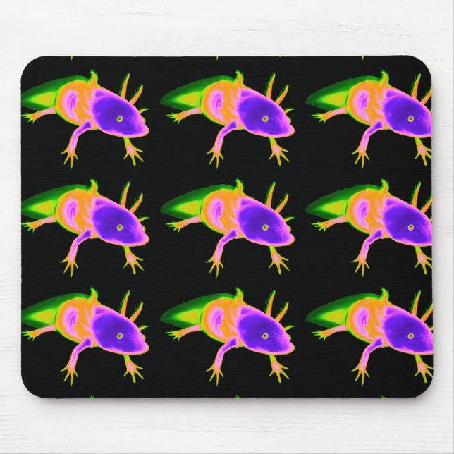 Alfombrilla De Ratón Axolotl eléctrico (Frente)