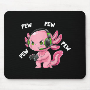 Alfombrilla De Ratón Axolotl Gaming Regalos Niños Chicas Anime Videojue