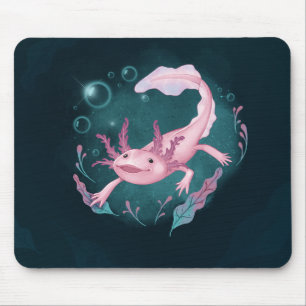 Alfombrilla De Ratón Axolotl ilustration 