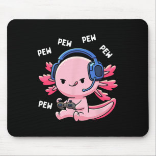 Alfombrilla De Ratón Axolotl Juegos Niños Chicas Anime Videojuego Pe