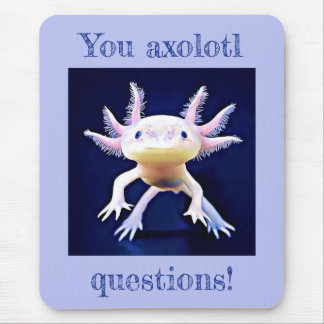 Alfombrilla De Ratón Axolotl Salamander Amphibian