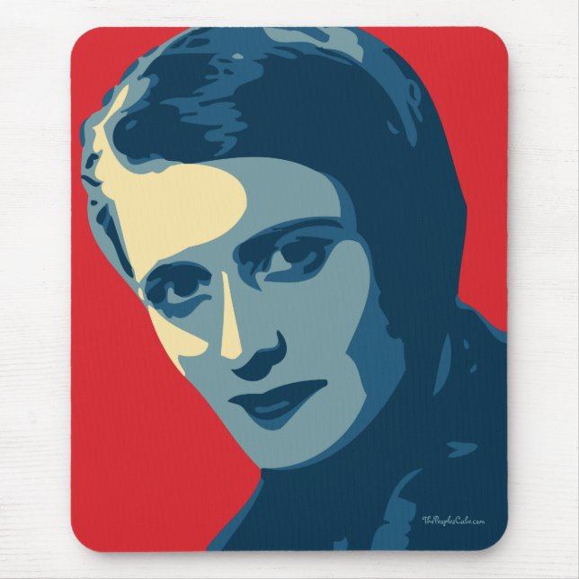 Alfombrilla De Ratón Ayn Rand - encogido: OHP Mousepad (Frente)