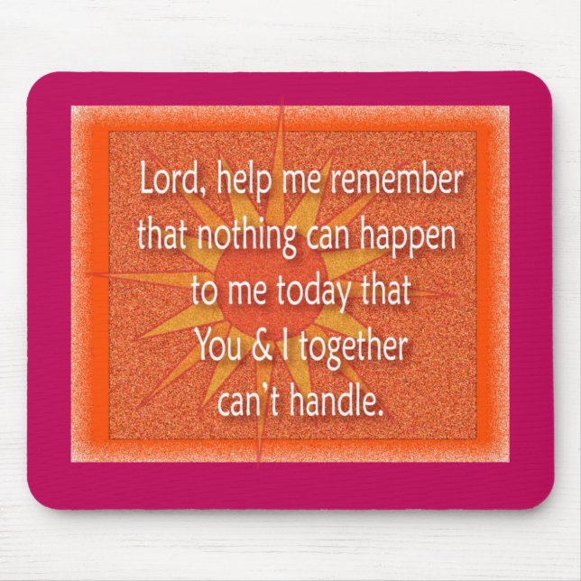 Alfombrilla De Ratón Ayúdame a recordar (Frente)