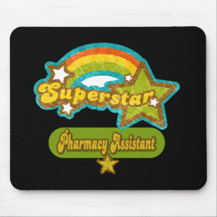 Alfombrilla De Ratón Ayudante de la farmacia de la superestrella