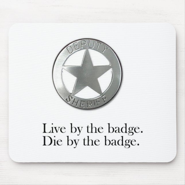 Alfombrilla De Ratón Ayudante del sheriff Mousepad (Frente)