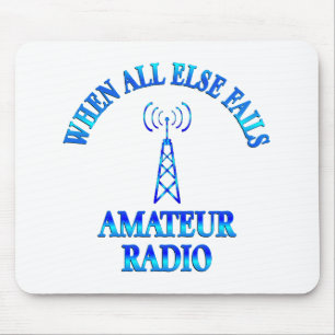 Alfombrilla De Ratón Ayudas aficionadas de la radio