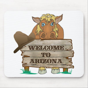 Alfombrilla De Ratón AZ - Bienvenidos al Caballo de Arizona