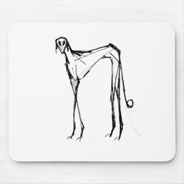 Alfombrilla De Ratón Azawakh Mousepad 2 de David Moore (Frente)