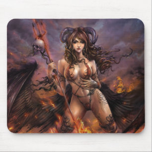 Alfombrilla De Ratón Azmodeus Angels oscuros "Charon", almohadilla del