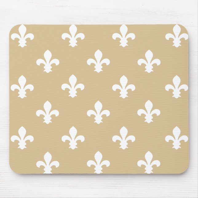 Alfombrilla De Ratón Azúcar largo Neutral Fleur de Lys (Frente)