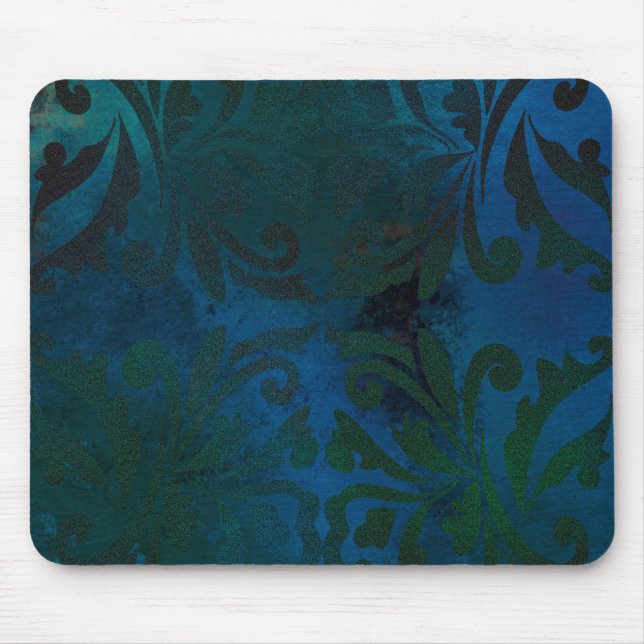 Alfombrilla De Ratón azul (Frente)