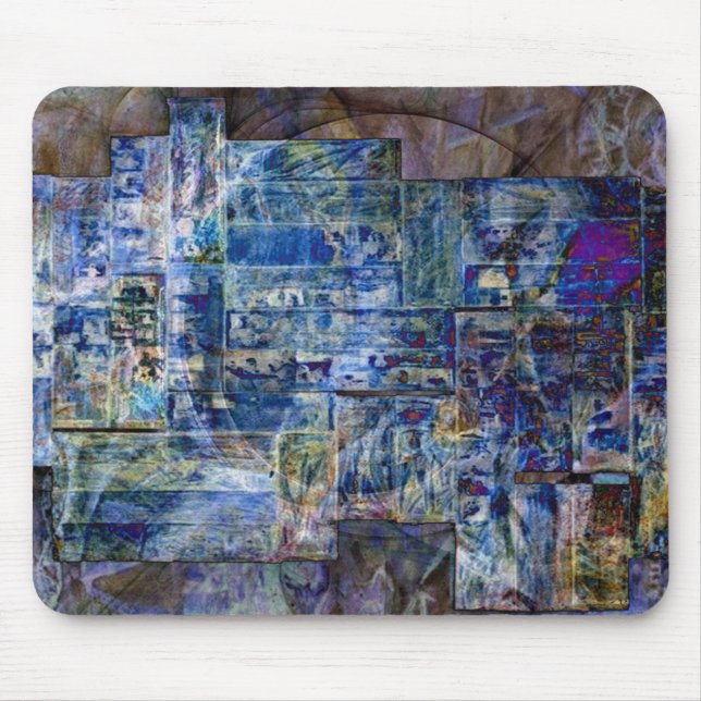 Alfombrilla De Ratón Azul (Frente)