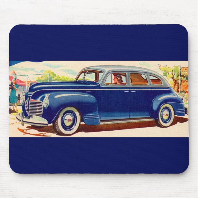 Alfombrilla De Ratón azul 1941 Plymouth (Frente)