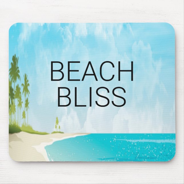 Alfombrilla De Ratón Azul cielo (Frente)