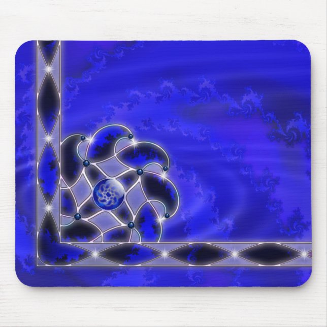 Alfombrilla De Ratón Azul como Mousepad marino (Frente)
