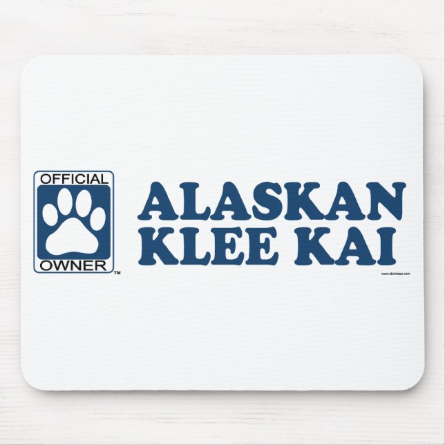 Alfombrilla De Ratón Azul de Alaska de Klee Kai (Frente)
