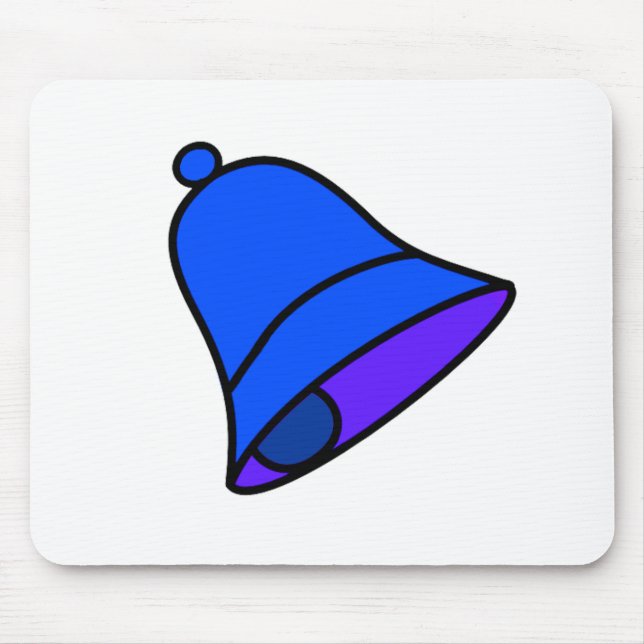 Alfombrilla De Ratón Azul de Bell 45 grados los regalos de Zazzle del M (Frente)