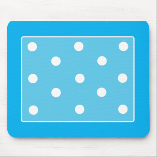 Alfombrilla De Ratón Azul de cielo de Polkadot Mousepad