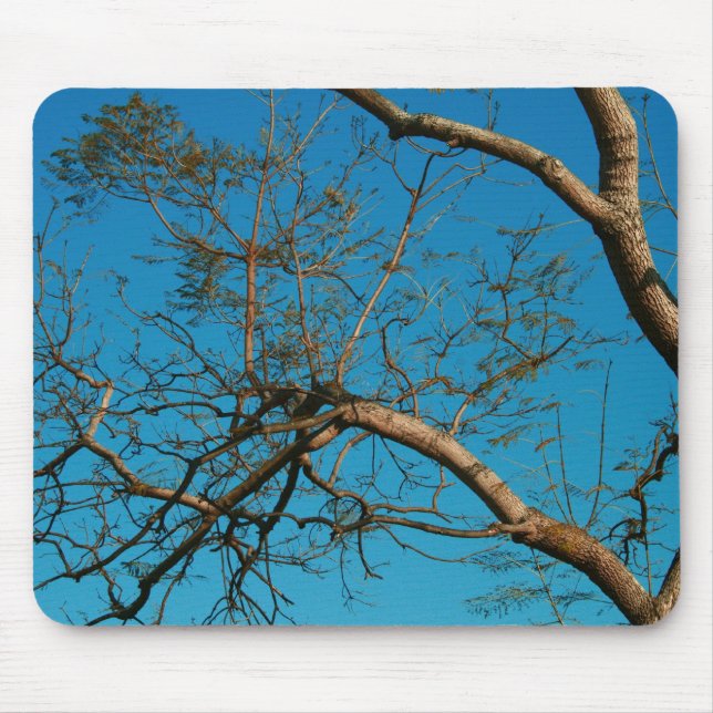 Alfombrilla De Ratón Azul de cielo Mousepad (Frente)
