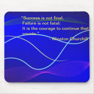 Alfombrilla De Ratón Azul de fondo con olas