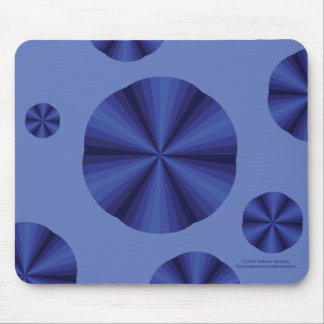 Alfombrilla de ratón azul de ilusión óptica