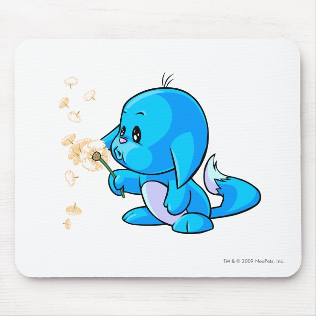 Alfombrilla De Ratón Azul de Kacheek (Frente)