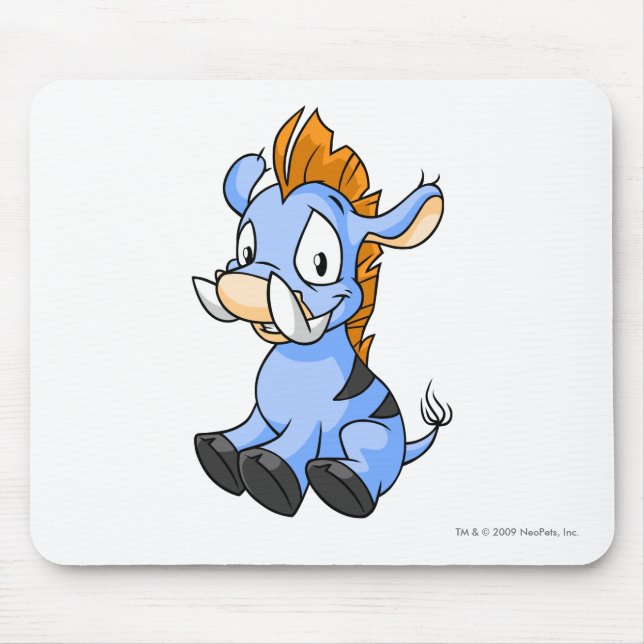 Alfombrilla De Ratón Azul de Moehog (Frente)