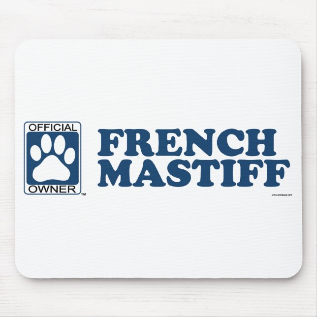 Alfombrilla De Ratón Azul francés del mastín (Frente)