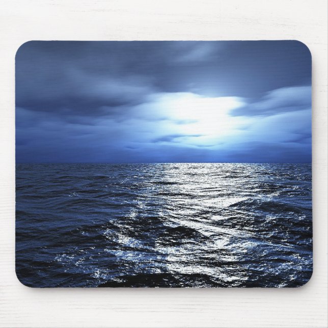 Alfombrilla De Ratón Azul majestuoso (Frente)