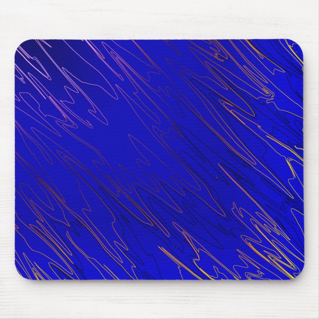Alfombrilla De Ratón Azul mareado (Frente)