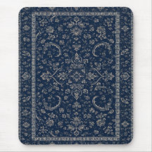 Azul Marino Floral Persa